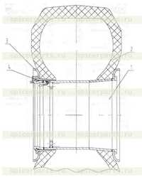 01E0044 Обод колеса в сборе 01E0044 Обод колеса в сборе