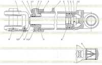 10E0062 Цилиндр подъема в сборе 10E0062 Цилиндр подъема в сборе