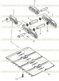 Гусеничная лента в сборе Гусеничная лента в сборе