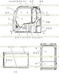 Кабина в сборе 1 Кабина в сборе 1