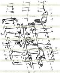 Поворотная рама в сборе Поворотная рама в сборе
