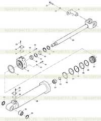 Цилиндр стрелы 10C0007 001 Цилиндр стрелы 10C0007 001