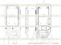 Дверь левая сторона 47C1290 002 Дверь левая сторона 47C1290 002