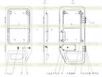 Дверь правая сторона 47C1291 002 Дверь правая сторона 47C1291 002