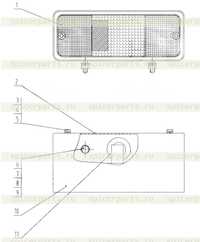 Задний комбинированный свет 46C4905 001 Задний комбинированный свет 46C4905 001