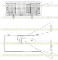 Задний комбинированный свет 46C4906 001 Задний комбинированный свет 46C4906 001