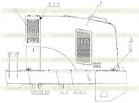 Кожух двигателя в сборе 44E0365 000 Кожух двигателя в сборе 44E0365 000