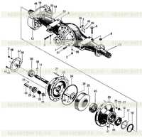 Передняя ось в сборе 01E0173 008 Передняя ось в сборе 01E0173 008