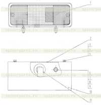 Задний комбинированный свет 46C4906 001 Задний комбинированный свет 46C4906 001