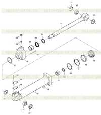Цилиндр рулевого управления 10C0114 001 Цилиндр рулевого управления 10C0114 001