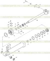 10C0007 002 Цилиндр стрелы 10C0007 002 Цилиндр стрелы
