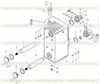 21C0494 004 Гидравлический масляный бак 21C0494 004 Гидравлический масляный бак