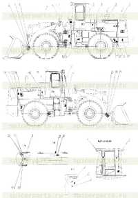 45E0737 004 Группа наклеек 45E0737 004 Группа наклеек