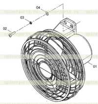 46C1787 001 Вентилятор в сборе 46C1787 001 Вентилятор в сборе