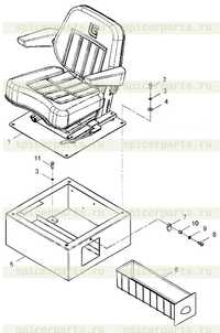 46E0031 004 Сиденье в сборе 46E0031 004 Сиденье в сборе