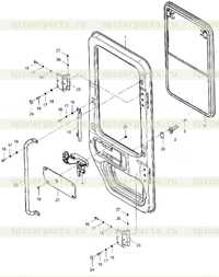 47C1034 007 Дверь, правая сторона 47C1034 007 Дверь, правая сторона