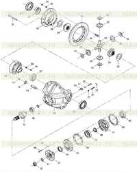 51C0061 010 Коническая передача в сборе 51C0061 010 Коническая передача в сборе