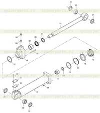 Цилиндр рулевого управления 10C0114 001 Цилиндр рулевого управления 10C0114 001