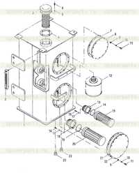 LW560F.7.1.13 Гидравлический масляный бак LW560F.7.1.13 Гидравлический масляный бак