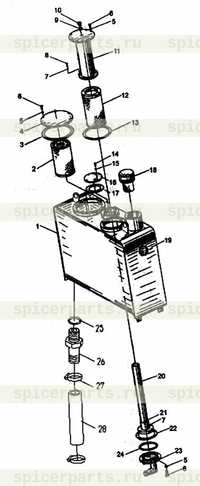 Узел гидравлического бака 330E.10.4A Узел гидравлического бака 330E.10.4A