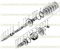 Узел обратного вала Узел обратного вала