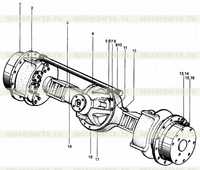 Узел оси PRC111D006 Узел оси PRC111D006