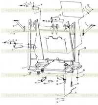 Узел передней рамы LW330F(II).08.1 Узел передней рамы LW330F(II).08.1