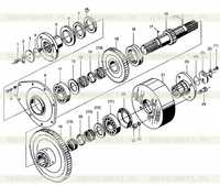 Узел выходного вала Узел выходного вала