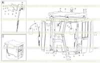 Cab assembly L2-7300000371 (2825000565-1) Cab assembly L2-7300000371 (2825000565-1)