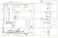 Cab assembly L2-7300000371 (2825000565-2) Cab assembly L2-7300000371 (2825000565-2)