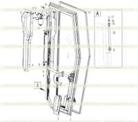 Door assembly L5-2825000570-1 Door assembly L5-2825000570-1