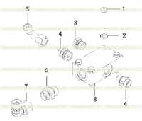 Oil returning block assembly J6-2818000378 Oil returning block assembly J6-2818000378