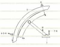Right front fender M5-2829000484 Right front fender M5-2829000484