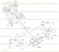 Steering cylinder assembly I3-2817000342 Steering cylinder assembly I3-2817000342