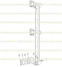Tilting cradle; assembly single tilt; light duty circle H4-2835000105 Tilting cradle; assembly single tilt; light duty circle H4-2835000105