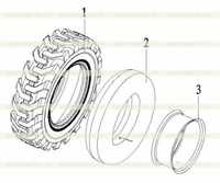 Tire E3-4110002032 17.5-25-16PRTT E-2/L-2 Tire E3-4110002032 17.5-25-16PRTT E-2/L-2