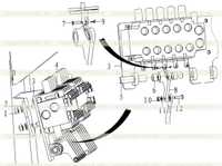 Valve mounting assembly L10-2827000555 Valve mounting assembly L10-2827000555