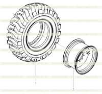 Wheel assembly E6-2810000472 Wheel assembly E6-2810000472