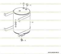 Воздушный рессивер в сборе J2210-2922001983.S Воздушный рессивер в сборе J2210-2922001983.S