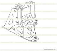 Передняя рама в сборе K2400-2924003002.S2c Передняя рама в сборе K2400-2924003002.S2c