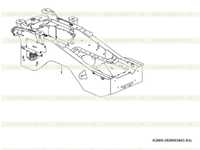 Задняя рама в сборе K2600-2926003943.S3c Задняя рама в сборе K2600-2926003943.S3c