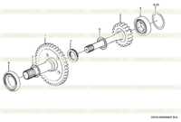 Первичный и вторичный вал C0510-2030900027.B1b Первичный и вторичный вал C0510-2030900027.B1b