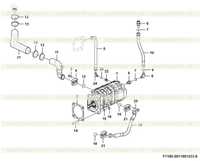 Рабочий гидравлический насос в сборе F1100-2911001233.S Рабочий гидравлический насос в сборе F1100-2911001233.S