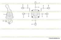 Рычаг управления в сборе F1240-2912002950.S1B Рычаг управления в сборе F1240-2912002950.S1B