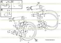 Гидроцилиндр подъема в сборе F1300-2913002168.S1C Гидроцилиндр подъема в сборе F1300-2913002168.S1C