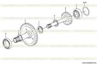Первичный и вторичный вал C0510-2030900027.B1b Первичный и вторичный вал C0510-2030900027.B1b