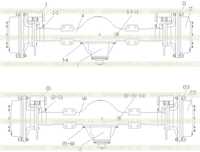 Передняя/задняя ось в сборе Передняя/задняя ось в сборе