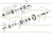 Выходной вал запчасть (370804) Выходной вал запчасть (370804)