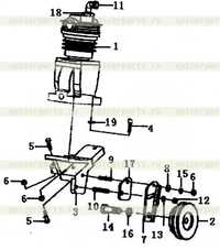 Воздушный компрессор в сборе Воздушный компрессор в сборе