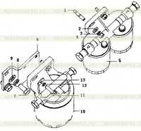Топливный фильтр в сборе b7735-1105000-06 Топливный фильтр в сборе b7735-1105000-06